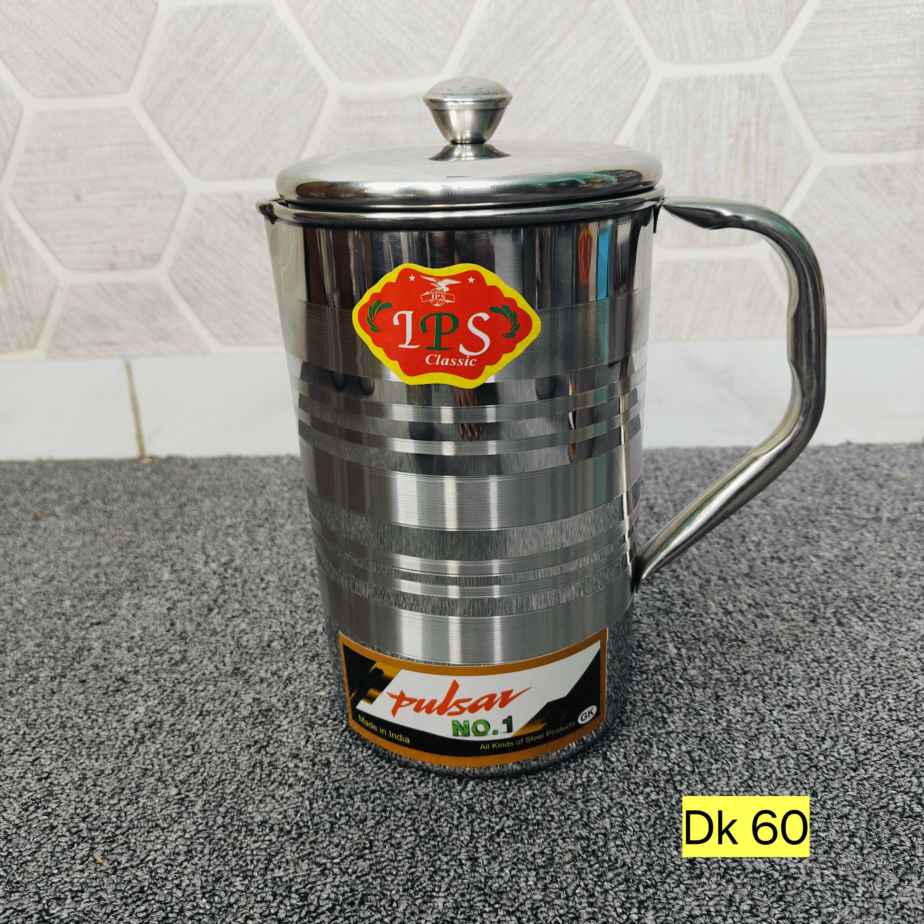 3 litter Jumbo Ring Stainless Steel Laser print Jug dk60