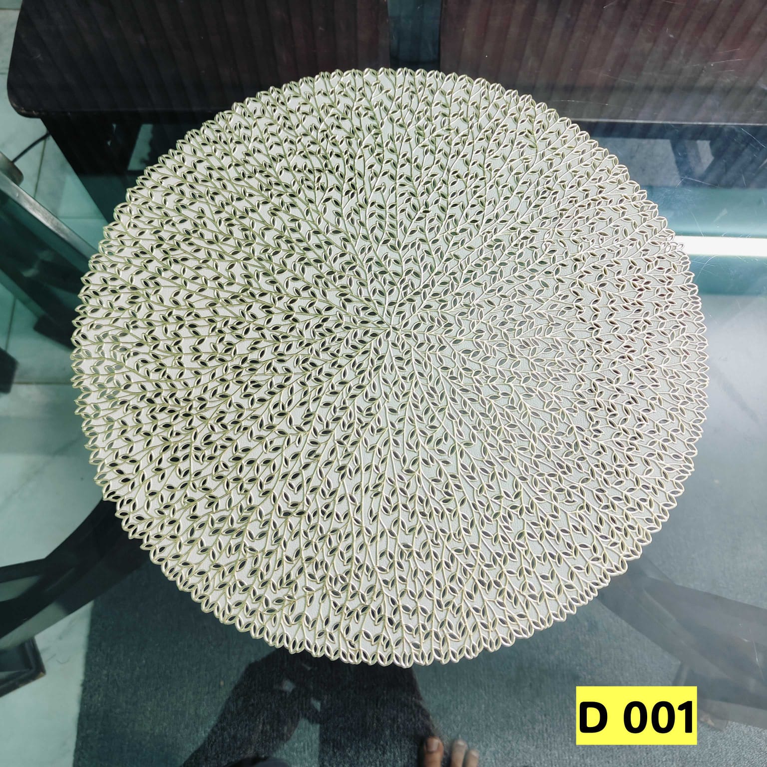 6 Pcs Placemat Fashion PVC Dining Table Mat Plate Pads D 001